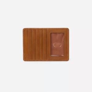 NEW HOBO women's euro slide card case in truffle